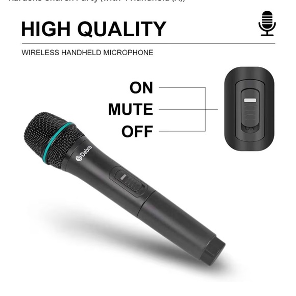 Debra Multi-Color Wireless Microphone Set - Picture 6 of 12